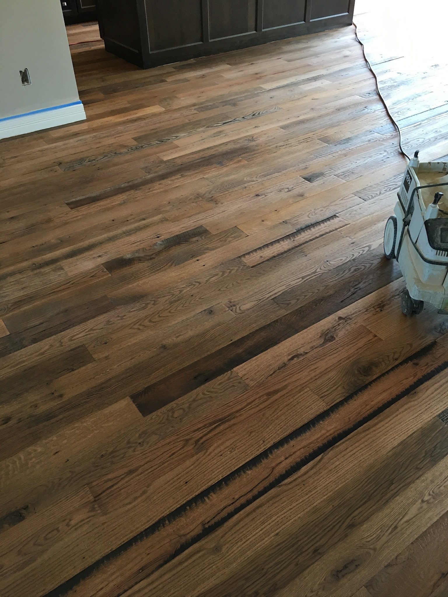 Sanding and refinishing process