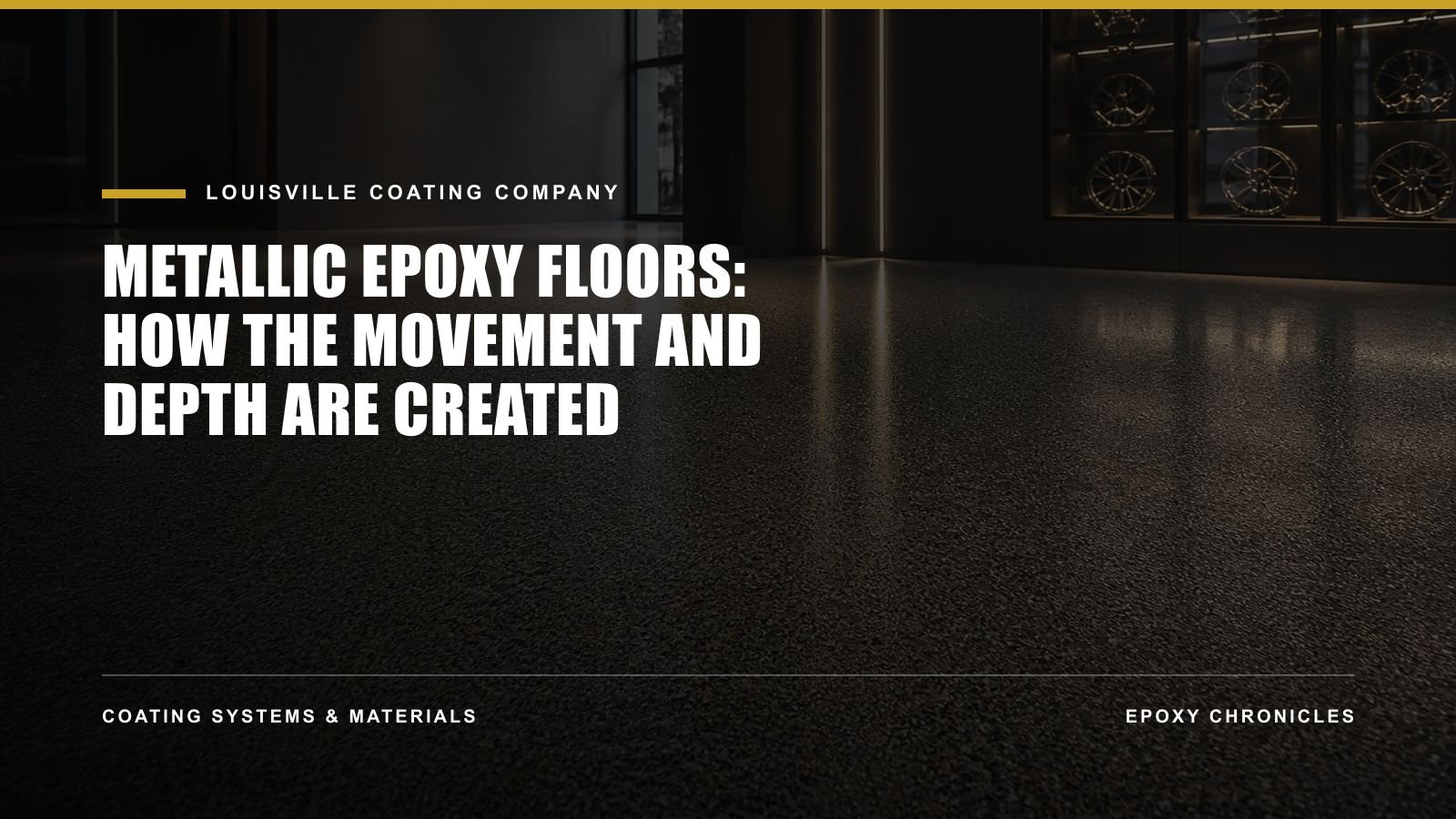Metallic Epoxy Floors: How the Movement and Depth Are Created | Louisville Coating Company