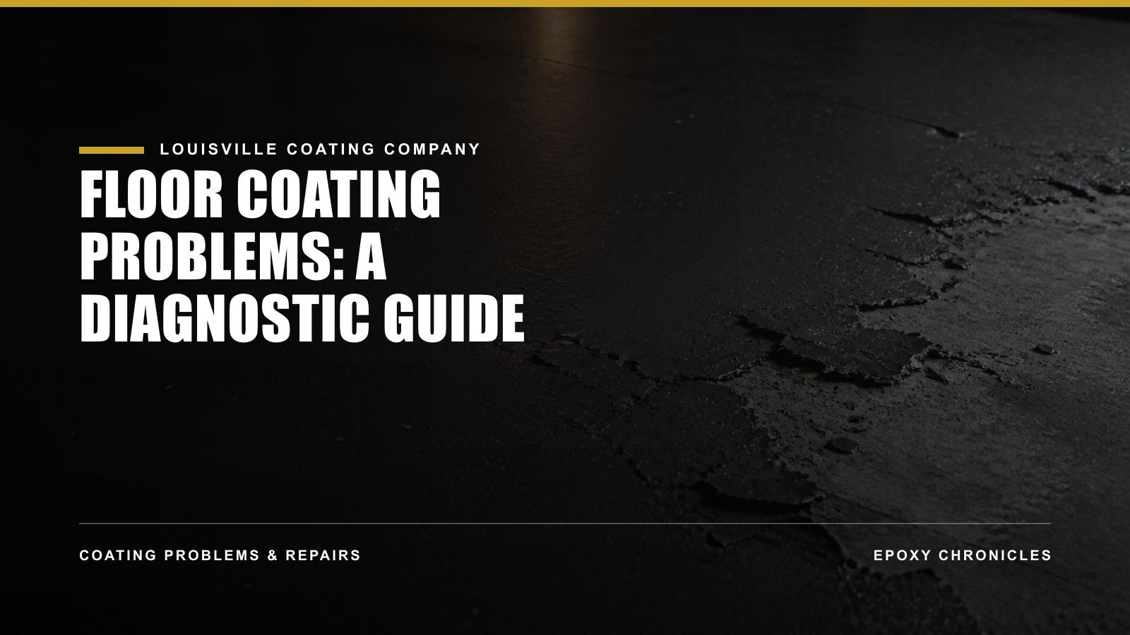 Floor Coating Problems: A Diagnostic Guide | Louisville Coating Company